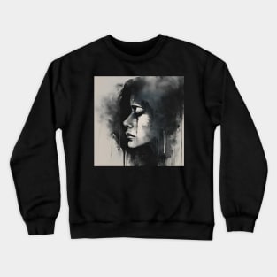 Black and white tears Crewneck Sweatshirt